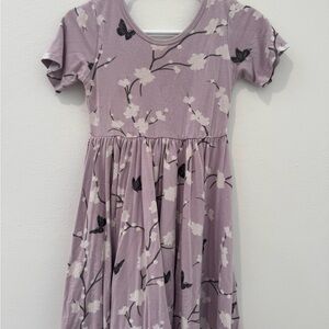 Kyte BABY Lavender Floral Kids Dress
